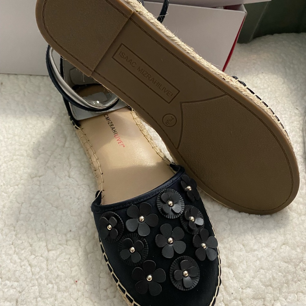 Black espadrille sandals